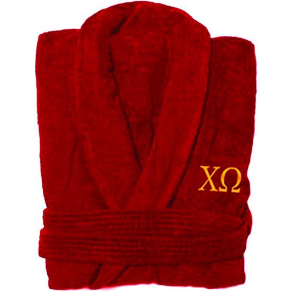 imageChi Omega Chi O Greek Letter Bathrobe