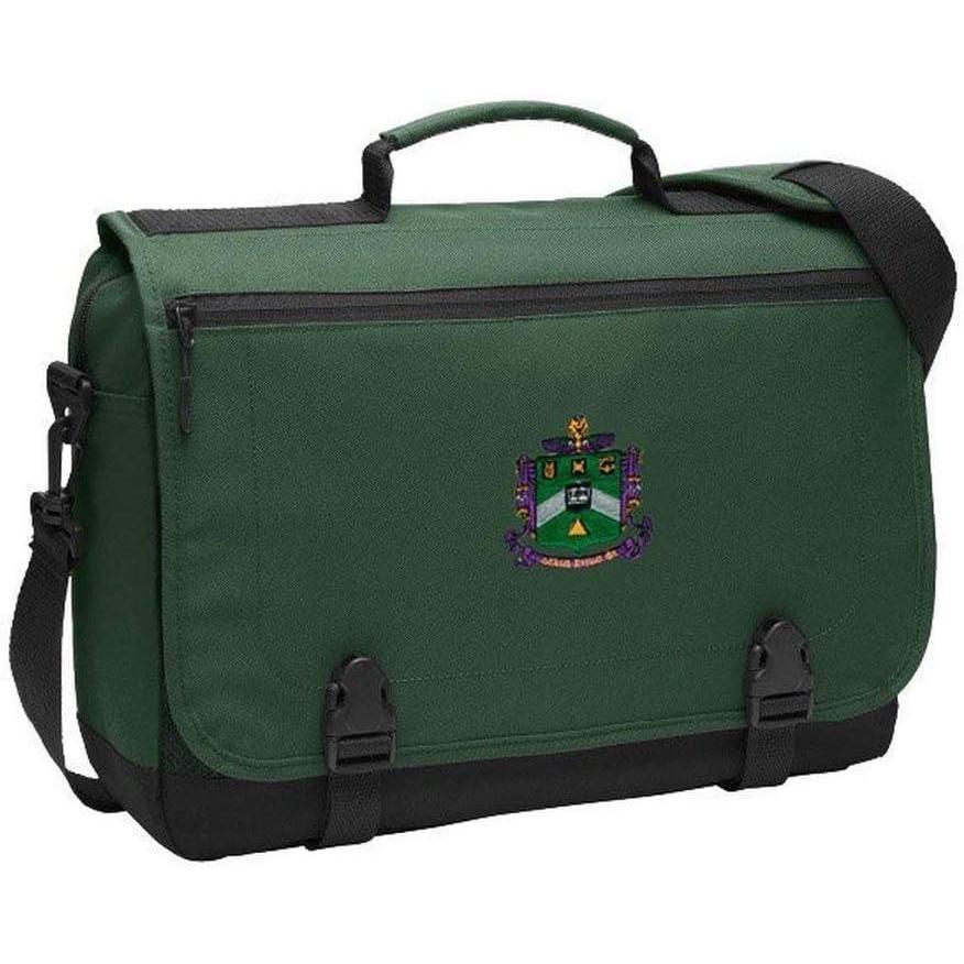imageDelta Sigma Phi Messenger BriefcaseForest Green
