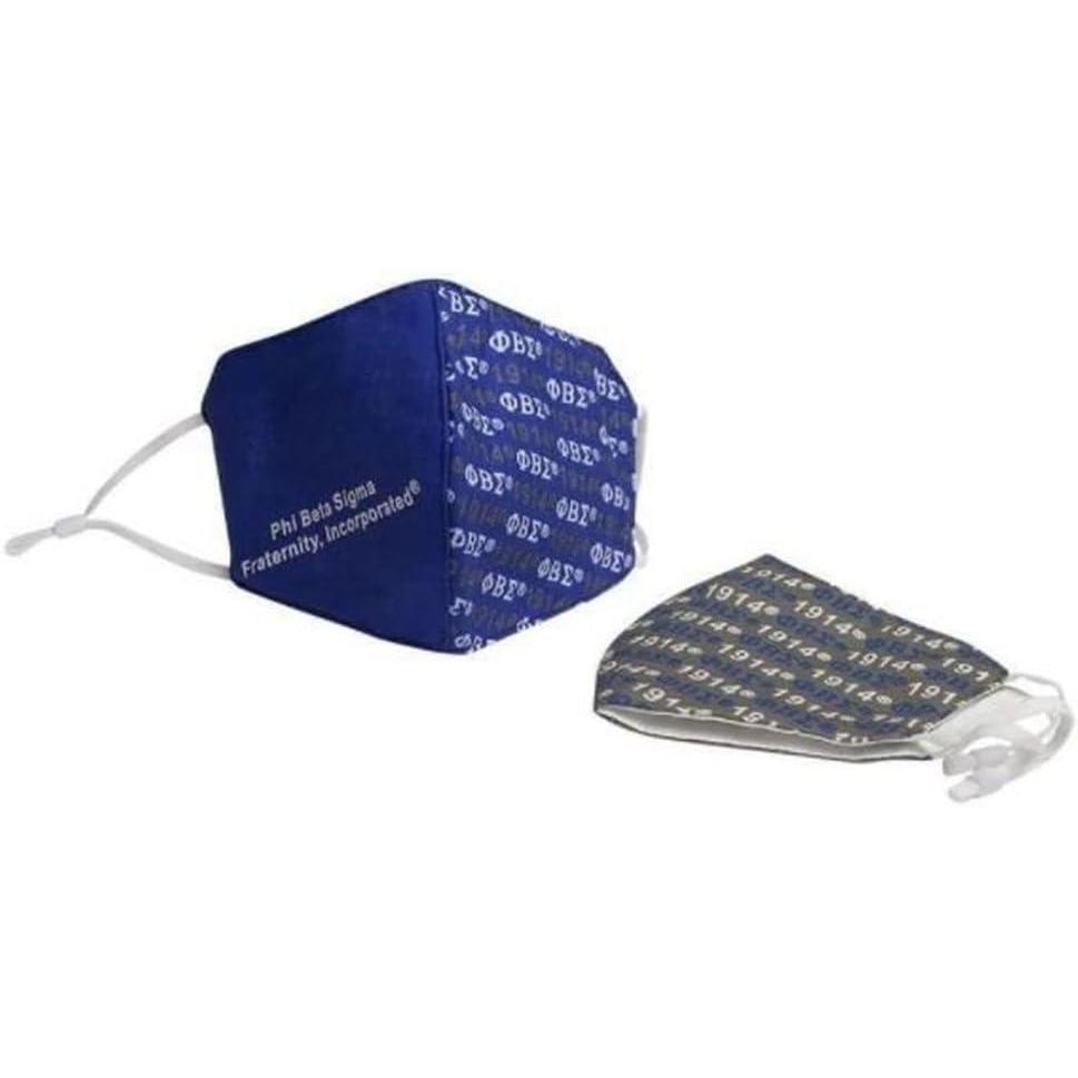imageGreekgear Phi Beta Sigma Hemp Face Mask Set of 2