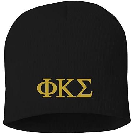 imageGreekgear Phi Kappa Sigma 8 Inch Beanie Black