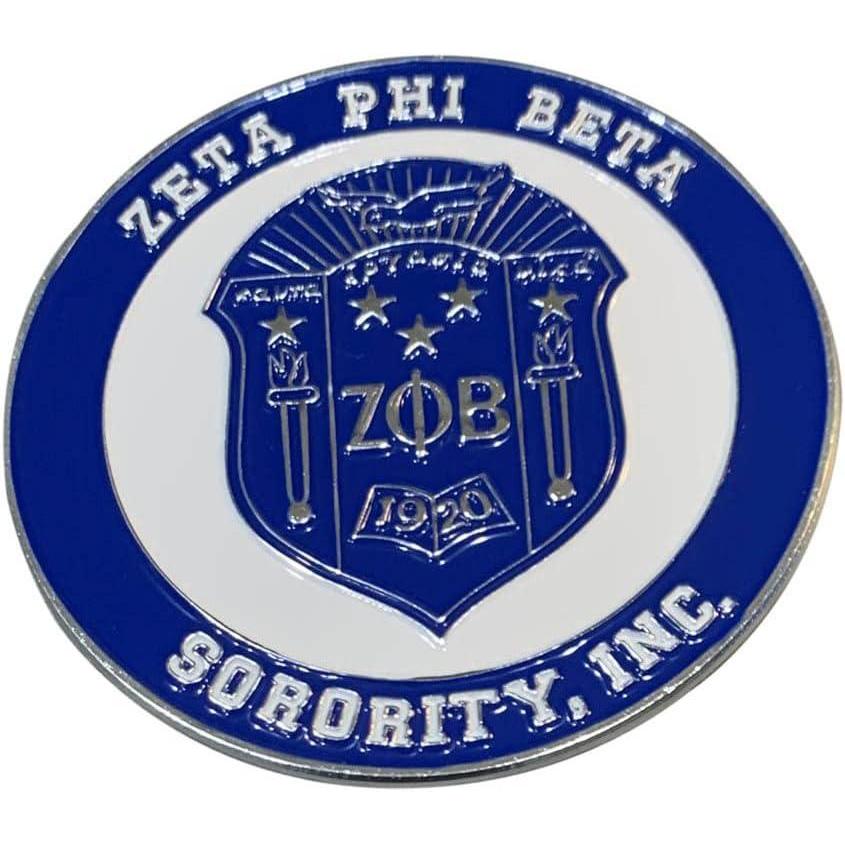 imageZeta Phi Beta Round Car Badges