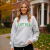 Kappa Delta Lightweight Varsity Mockneck Sweatshirt