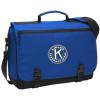 Greekgear Kiwanis Messenger Briefcase Royal Blue