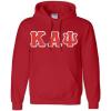 Kappa Alpha Psi Lettered Hooded Sweatshirt(Red)