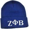 imageZeta Phi Beta 3 D Puff Knit HatBlue