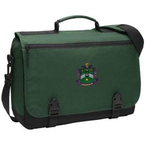 Delta Sigma Phi Messenger Briefcase(Forest Green)