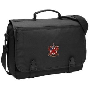 Greekgear Alpha Chi Rho Messenger Briefcase Black(Black)