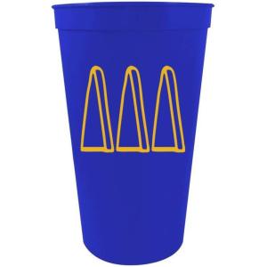 Greekgear Delta Delta Delta Carson Stadium 22 Oz. Cup (Pack of 4) Royal Blue