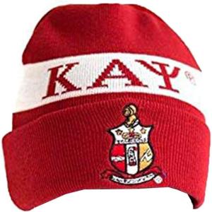 Kappa Alpha Psi Knit Beanie(Red/White)