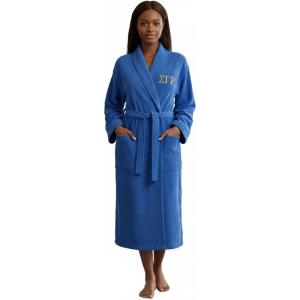 Sigma Gamma Rho Greek Letter Bathrobe