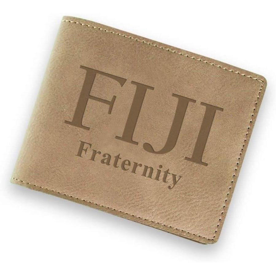 imageGreekgear Fiji Fraternity Wallet Tan Light Brown
