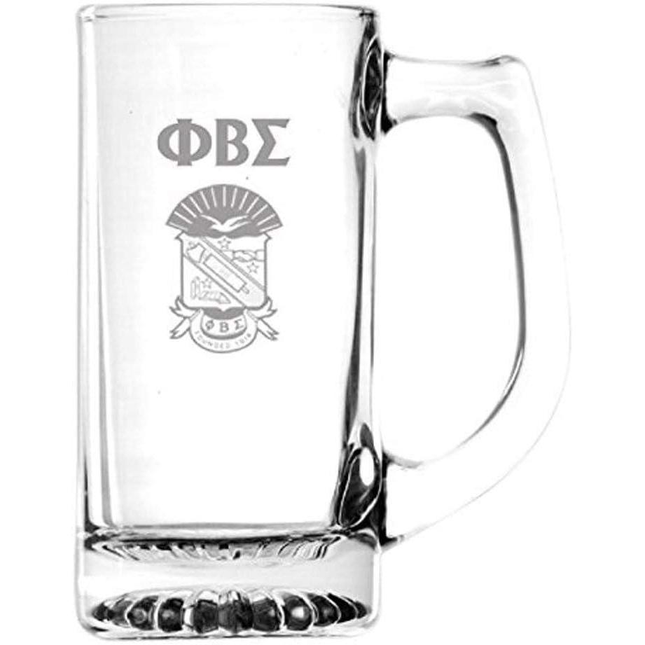 imageGreekgear Phi Beta Sigma Glass Engraved Mug Transparent