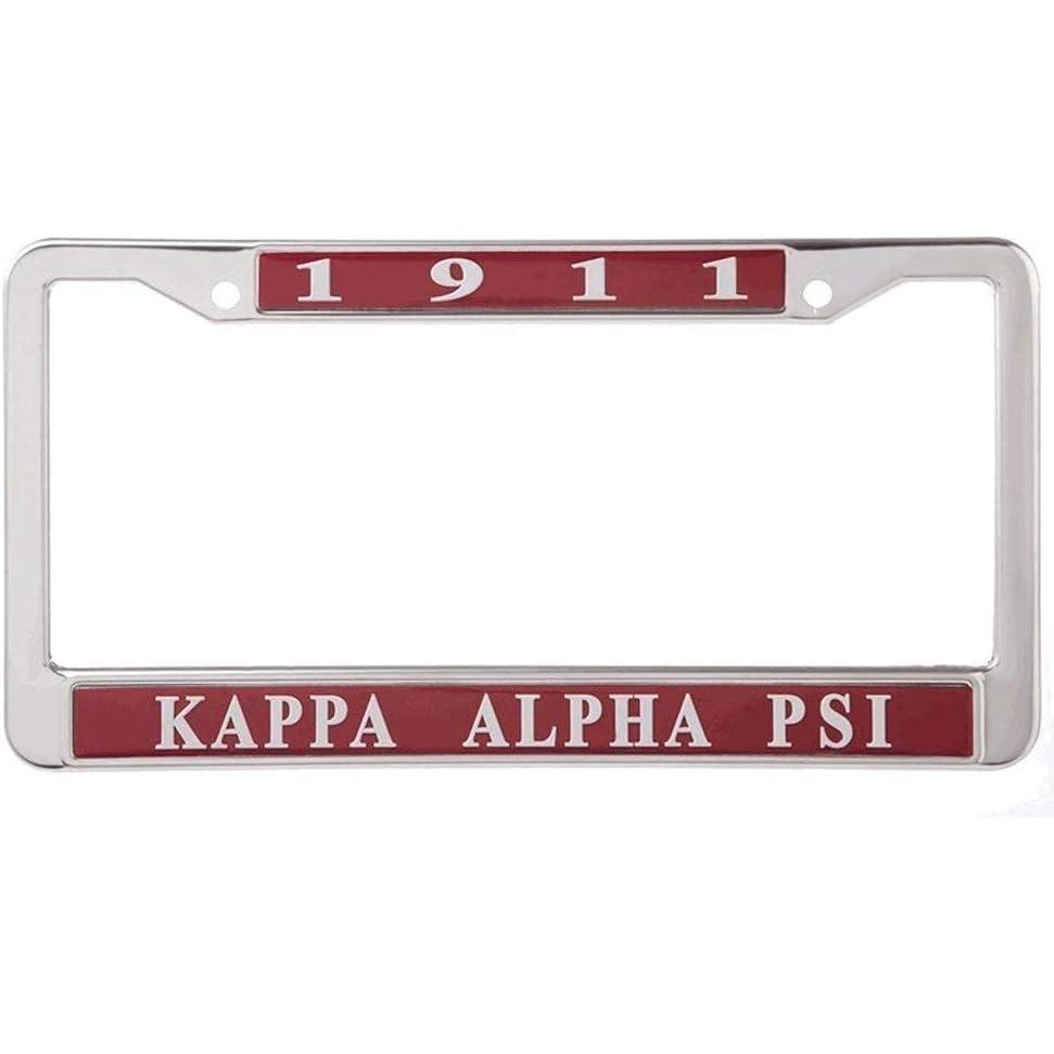 imageKappa Alpha Psi Metal License Plate Frame 1911