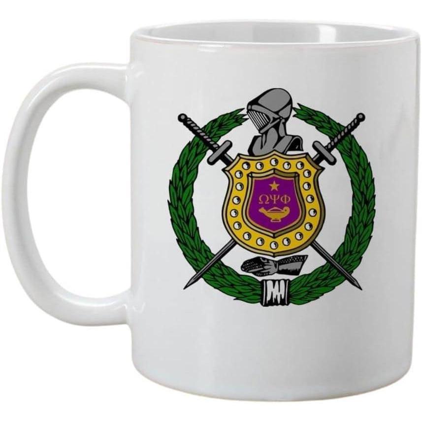 imageOmega Psi Phi Greek Crest Coffee Mug