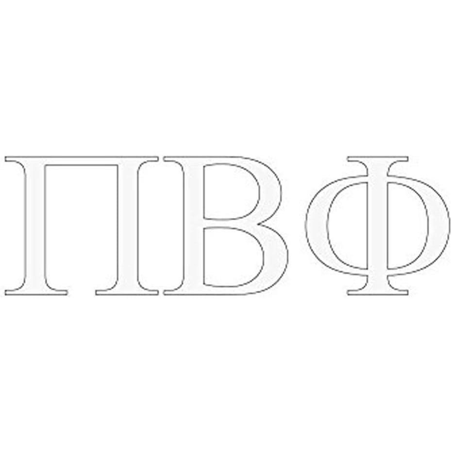 imagePi Beta Phi Greek Letter Window Sticker Decal
