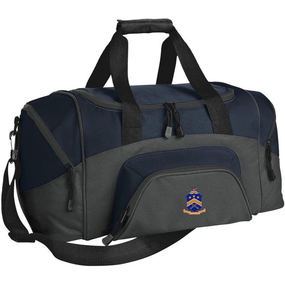 imagePi Kappa Phi Colorblock Duffel Bag NavyDark Charcoal