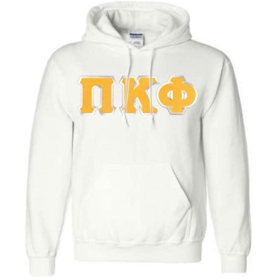 imagePi Kappa Phi Lettered Hooded SweatshirtWhite