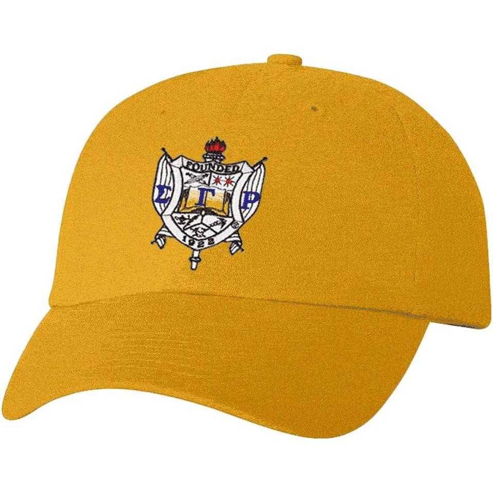 imageSigma Gamma Rho Crest  Shield Emblem HatGold