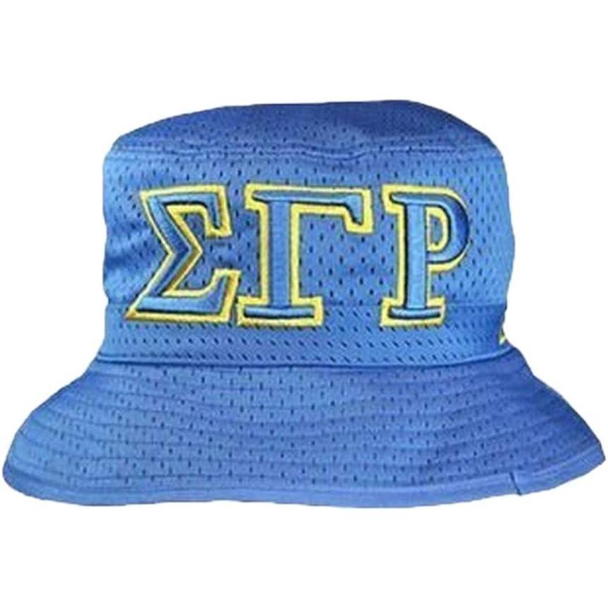 imageSigma Gamma Rho Embroidered Bucket HatBlue