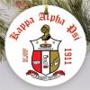 Kappa Alpha Psi Round Christmas Shield Ornament