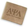 Greekgear Alpha Psi Lambda Fraternity Wallet Tan – Light Brown