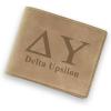Greekgear Delta Upsilon DU Fraternity Wallet Tan – Light Brown