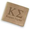 Greekgear Kappa Sigma Fraternity Wallet Tan – Light Brown