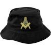 Greekgear Masonic Mens Floppy Hat(Black)