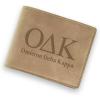 imageGreekgear Omicron Delta Kappa Fraternity Wallet Tan  Light Brown
