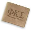Greekgear Phi Kappa Sigma Fraternity Wallet Tan – Light Brown