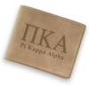 Greekgear Pi Kappa Alpha PIKE Fraternity Wallet Tan – Light Brown