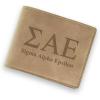 Greekgear Sigma Alpha Epsilon SAE Fraternity Wallet Tan – Light Brown