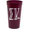 Greekgear Sigma Kappa Carson Stadium 22 Oz. Cup (Pack of 4) Maroon