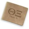 Greekgear Theta Xi Fraternity Wallet Tan – Light Brown