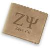 Greekgear Zeta Psi Fraternity Wallet Tan – Light Brown
