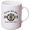 Omega Psi Phi Crest & Year Ceramic Mug