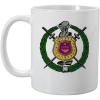 Omega Psi Phi Greek Crest Coffee Mug