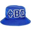 Phi Beta Sigma Embroidered Bucket Hat(Royal Blue)