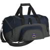 Pi Kappa Phi Colorblock Duffel Bag Navy/Dark Charcoal
