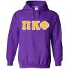 Pi Kappa Phi Lettered Hooded Sweatshirt(Purple)