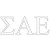 Sigma Alpha Epsilon SAE Greek Letter Window Sticker Decal