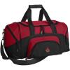 Tau Kappa Epsilon TKE Colorblock Duffel Bag Red/Black