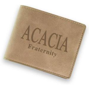 Greekgear Acacia Fraternity Wallet Tan – Light Brown