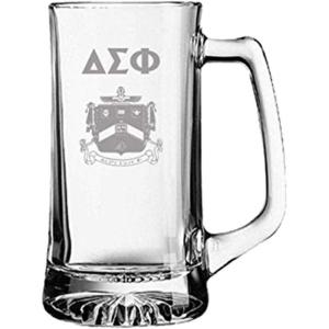 Greekgear Delta Sigma Phi Glass Engraved Mug Transparent