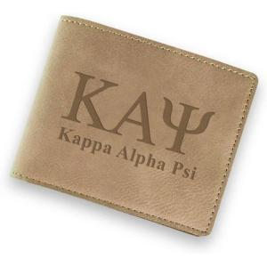 Greekgear Kappa Alpha Psi Fraternity Wallet Tan – Light Brown