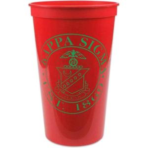 Greekgear Kappa Sigma Big Plastic Stadium Cup Set of 4