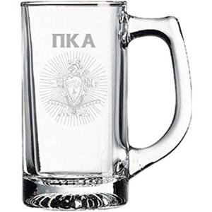 Greekgear Pi Kappa Alpha PIKE Glass Engraved Mug Transparent
