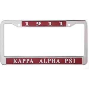 Kappa Alpha Psi Metal License Plate Frame 1911