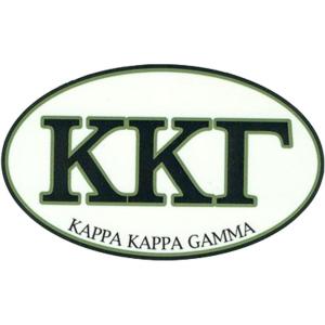 Kappa Kappa Gamma Euro Style Sticker