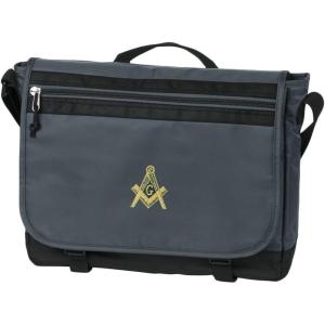 Masonic Nail-Head Messenger Bag(Grey)